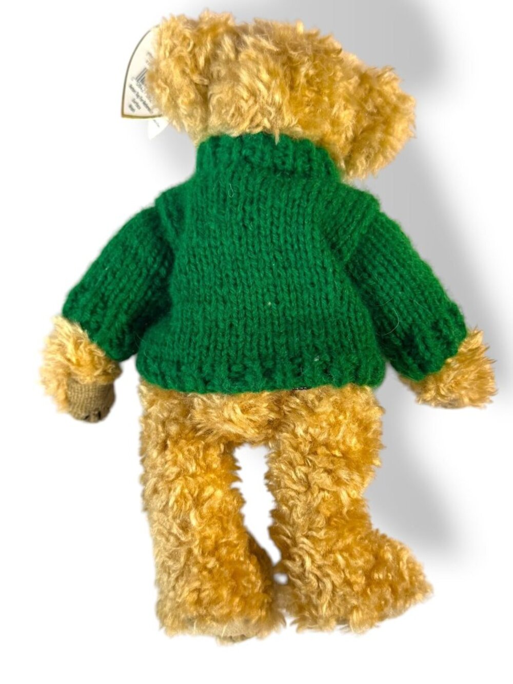 Ty Vintage Teddy Bear With Green Shamrock Sweater - Blarney 1993 - Picture 4 of 9